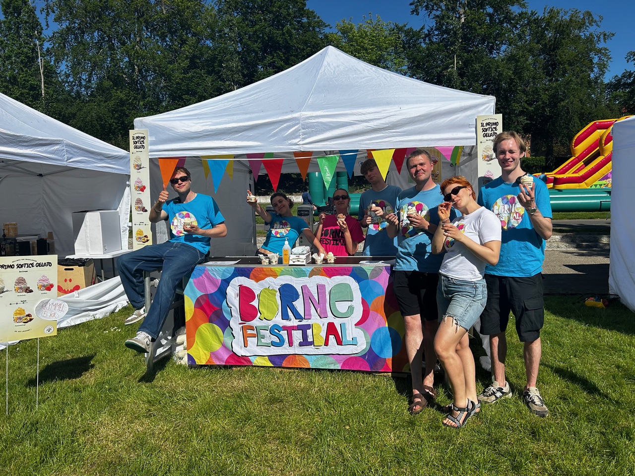 Frivillige på Børnefestibal Frivillige på Børnefestibal